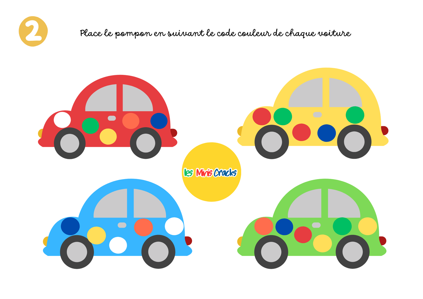 Colorful cars