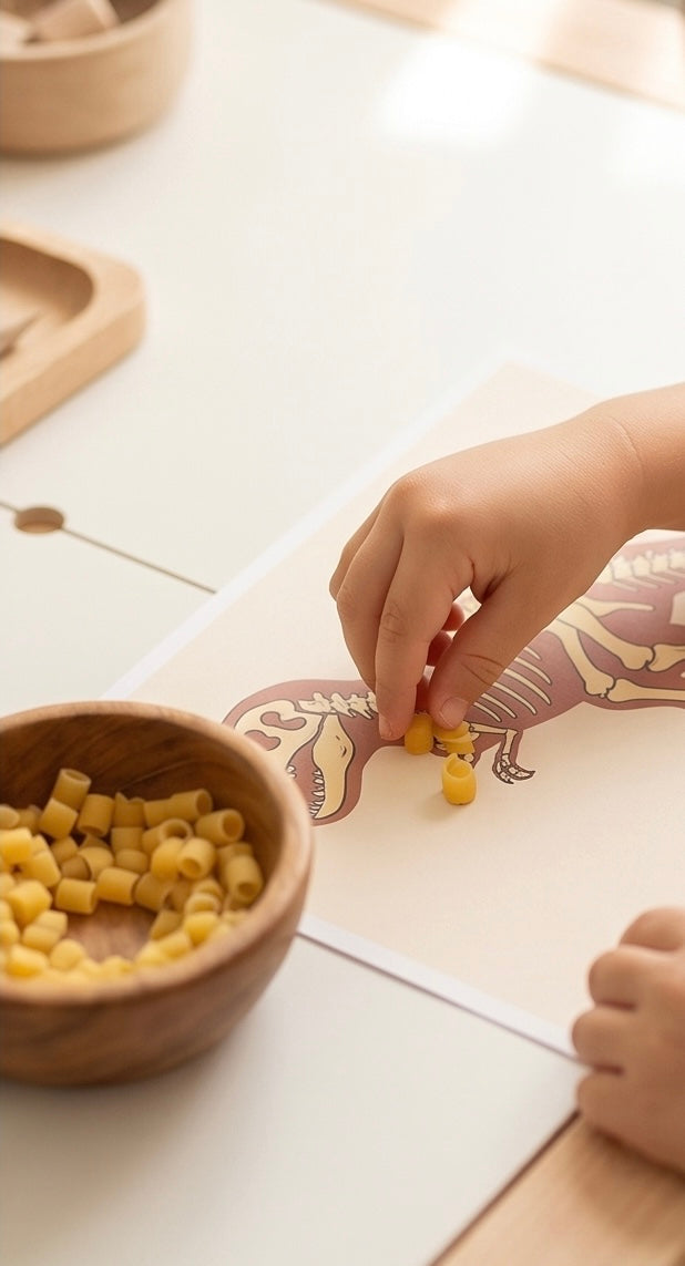 Activité : Atelier montessori sur les fossiles