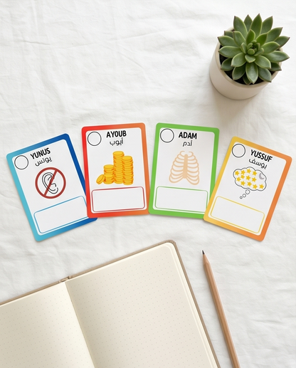 jeux de cartes séquentielles : histoire des Prophètes