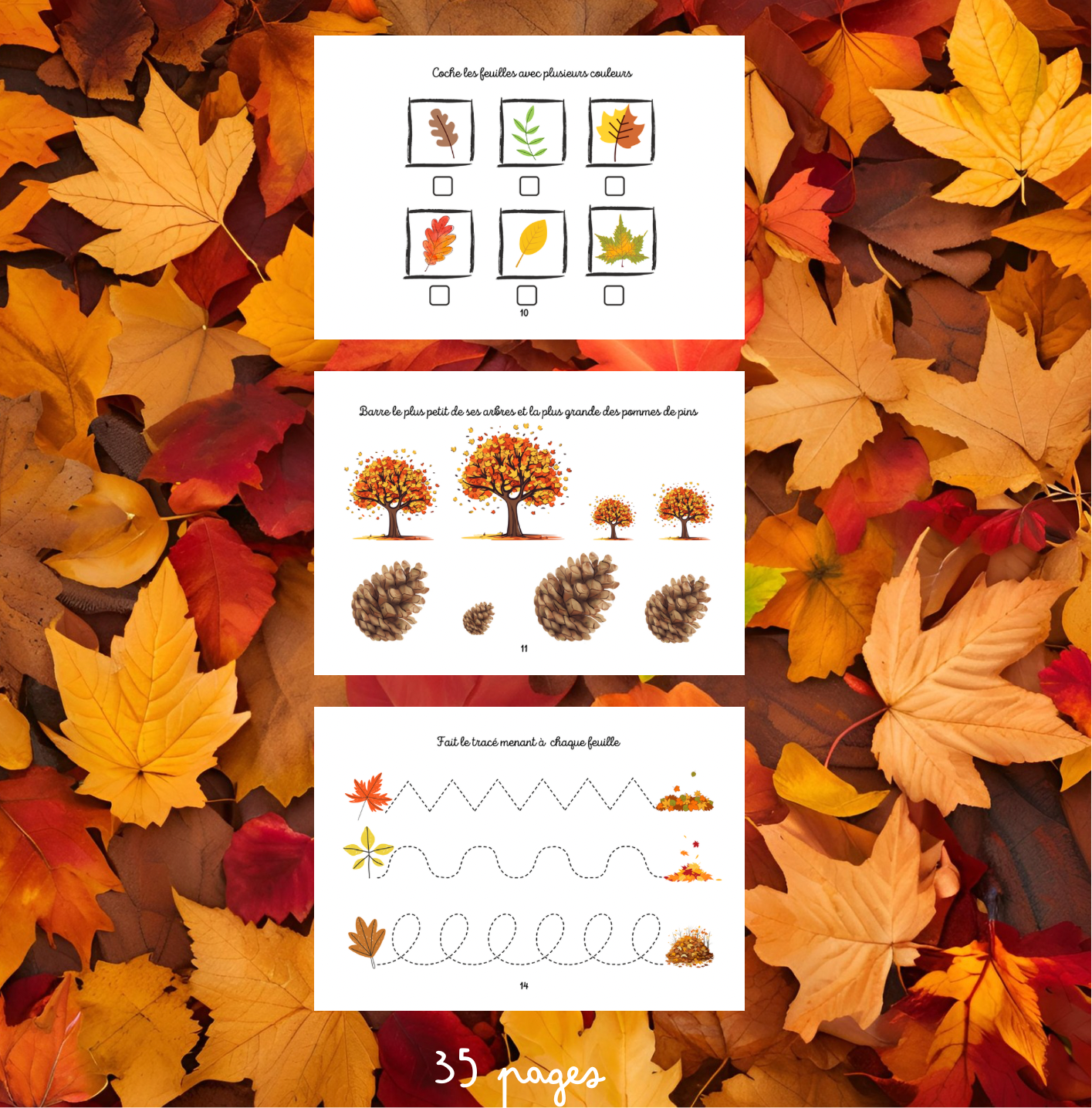 Booklet: Autumn - from 3 to 6 years old