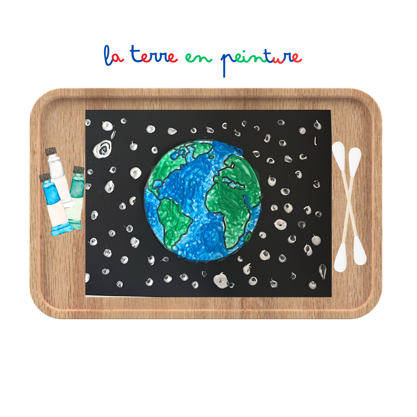 Activité : Atelier peinture sur la Terre