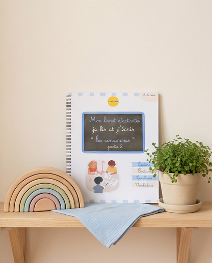 Mon livrets d’activités Montessori : je lis et j'écris : les consonnes partie 2