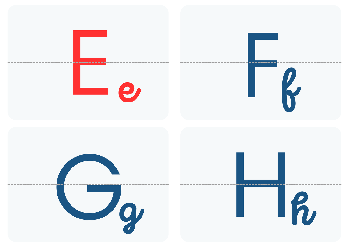 Alphabet letters frieze
