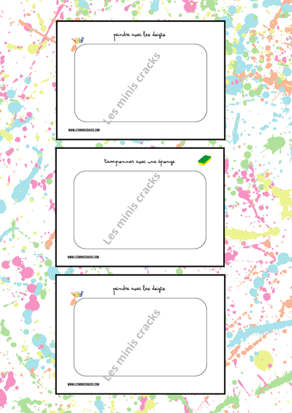 My workshops: Painting - from 18 months - 3 years