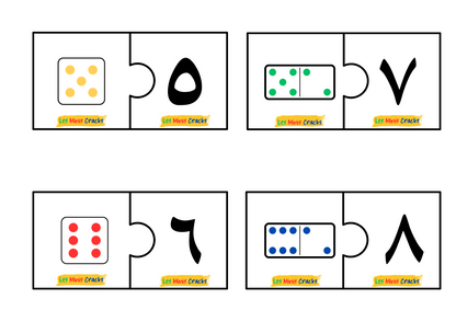 Activité : puzzle des chiffres arabe