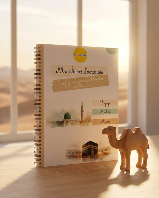 Livret d’activités islamiques – Découvrir La Mecque et Médine, villes saintes de l’islam (3–6 ans)