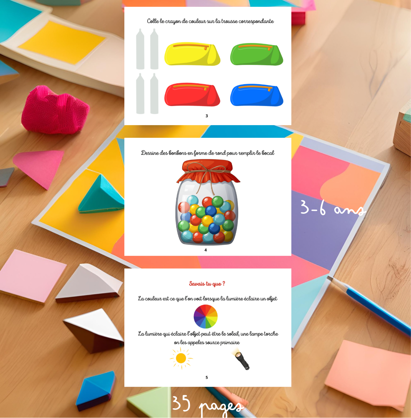 Livret : les formes et couleurs
