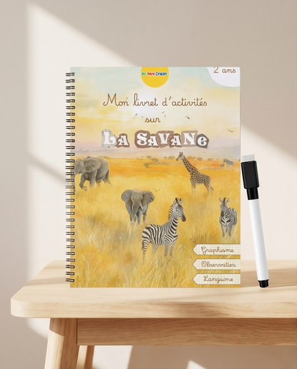 Livret d'activités sur la savane - dès 2 ans