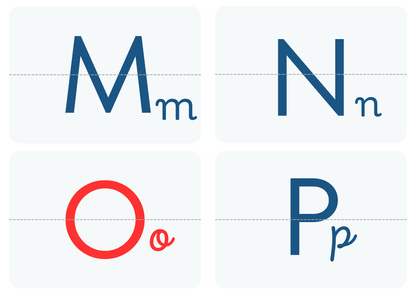 Alphabet letters frieze