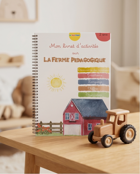 Livret d’activités Montessori : “Je découvre la ferme pédagogique”(dès 2 ans)