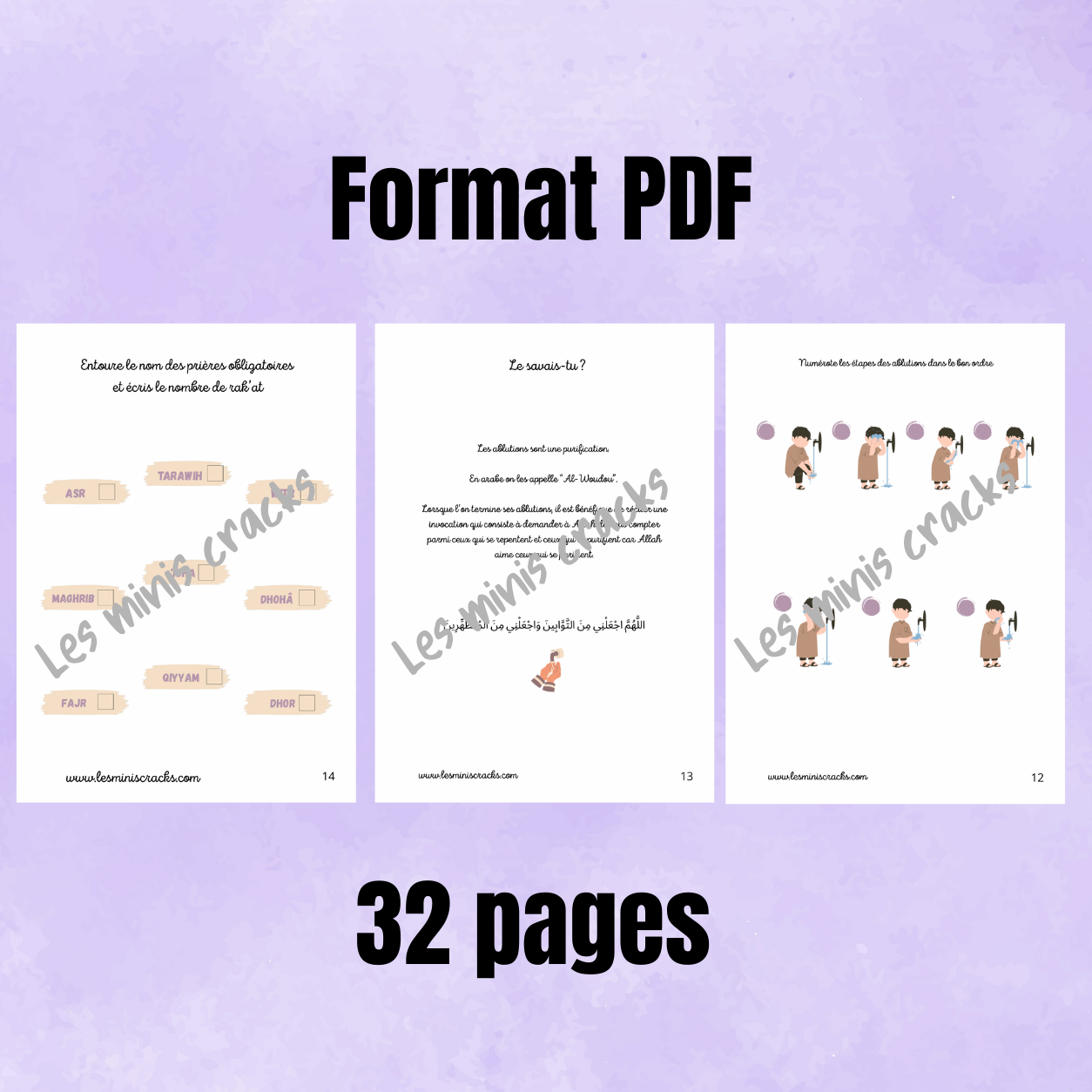 Livret d’activités islamiques – L’importance de la prière en islam (6–8 ans)