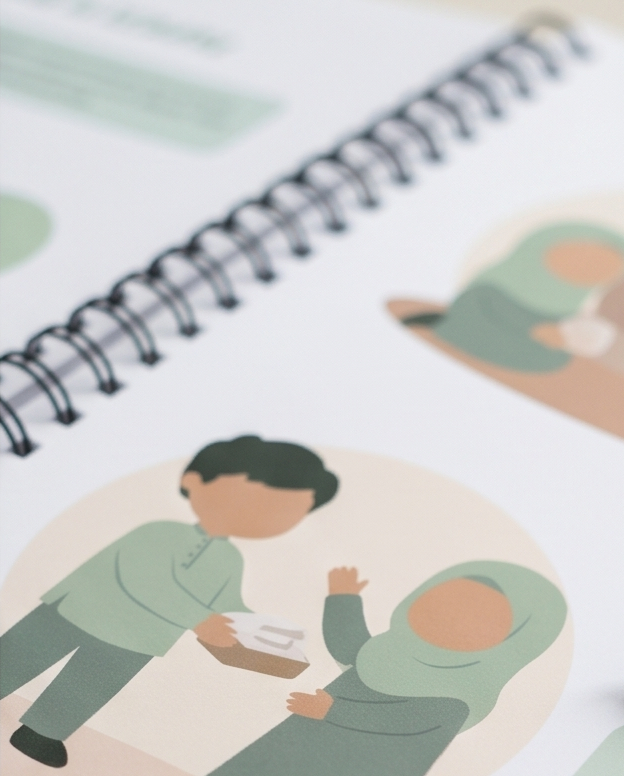 Livret d’activités islamiques – Le bon comportement en islam (3–6 ans)