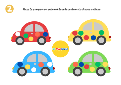 Colorful cars