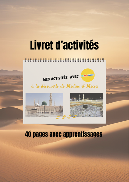 Livret d’activités islamiques – Découvrir La Mecque et Médine, villes saintes de l’islam (3–6 ans)