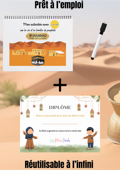 Livret d’activités islamiques – La biographie du Prophète Muhammad (3-6 ans)