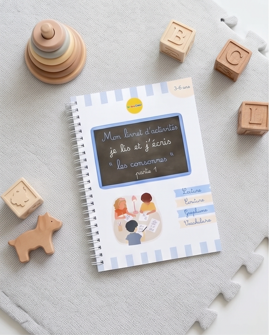 Mon livrets d’activités Montessori : je lis et j'écris : les consonnes partie 1