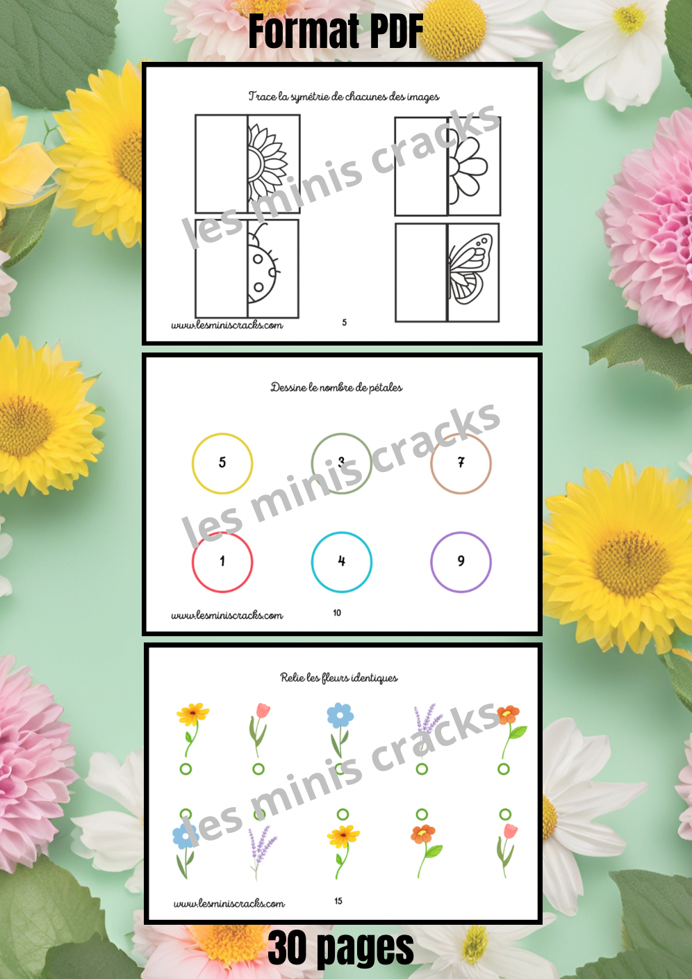 Livret d’activités sur le printemps (3-6 ans)