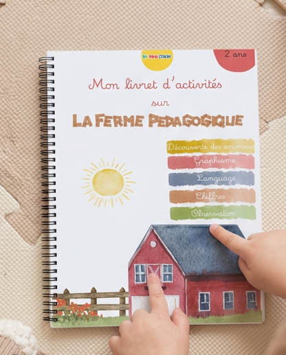 Livret d’activités Montessori : “Je découvre la ferme pédagogique”(dès 2 ans)