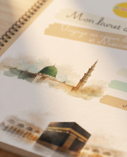 Livret d’activités islamiques – Découvrir La Mecque et Médine, villes saintes de l’islam (3–6 ans)