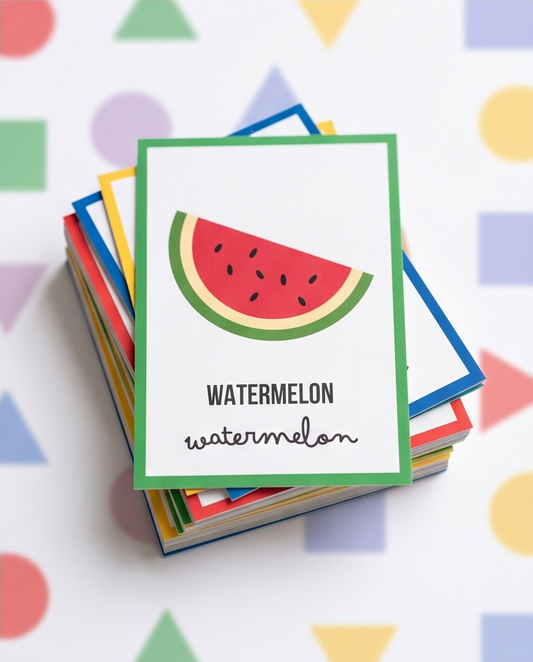 Cartes de nomenclature des fruits en anglais