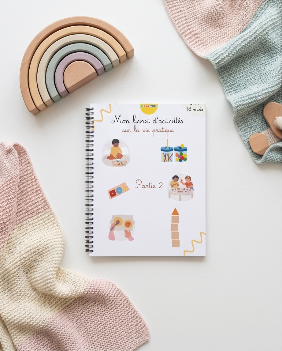 Livret d’activités Montessori – Vie pratique (18 mois à 3 ans) – Partie 2