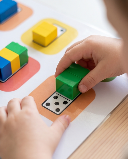 Activité : atelier montessori "Les tours des chiffres"