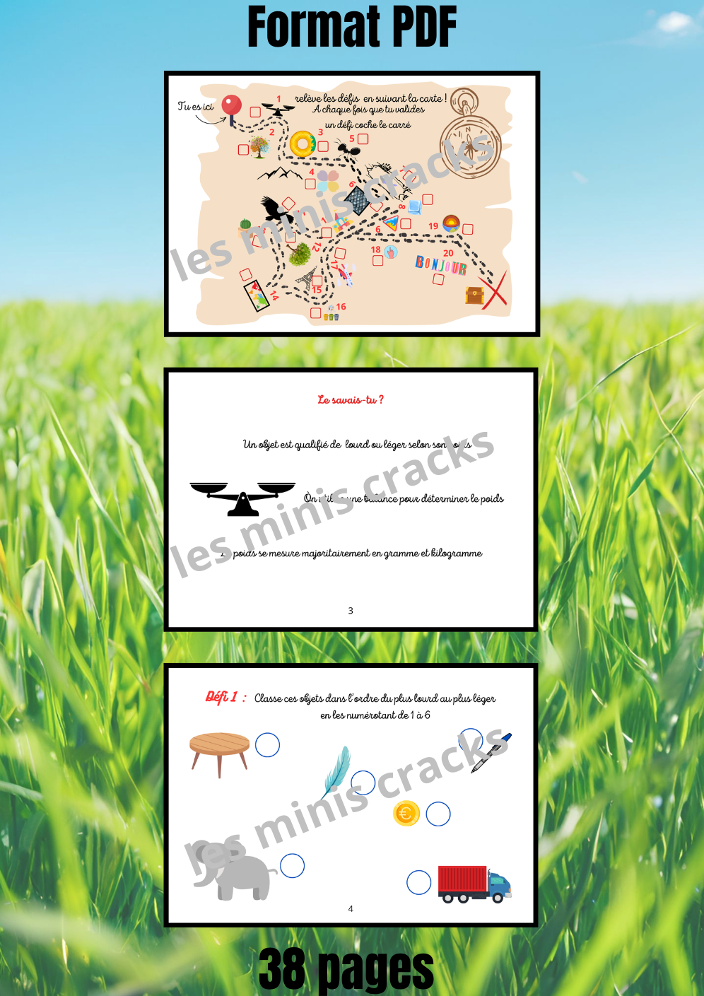 Livret d’activités: “à  la découverte du monde” (3-6 ans)