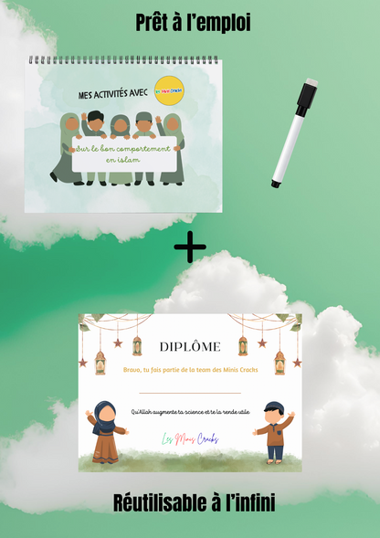 Livret d’activités islamiques – Le bon comportement en islam (3–6 ans)