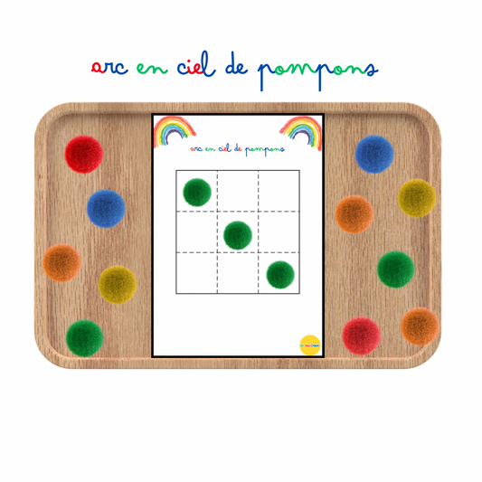 Activité : Atelier arc en ciel de pompons