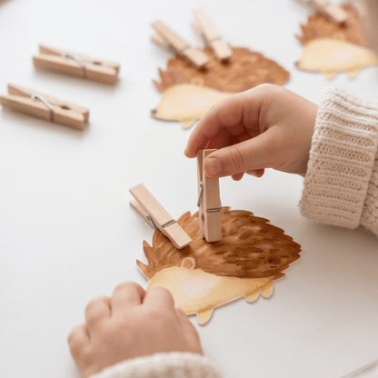 Activité : Atelier montessori - Les hérisson à pinces livret éducatif Montessori enfant - Les minis cracks