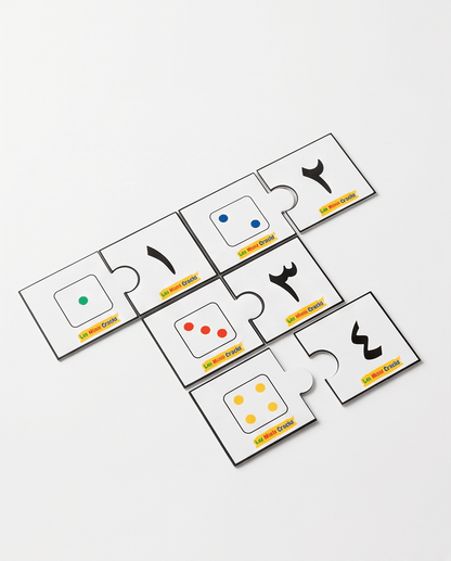 Activité : puzzle des chiffres arabe livret éducatif Montessori enfant - Les minis cracks
