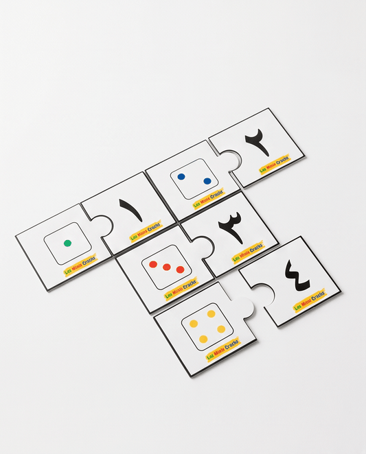 Activité : puzzle des chiffres arabe livret éducatif Montessori enfant - Les minis cracks