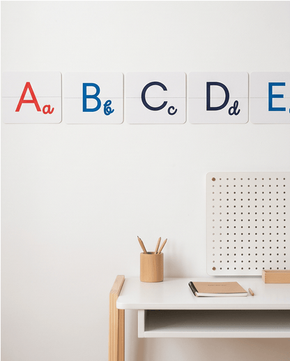 Frise lettres de l'alphabet livret éducatif Montessori enfant - Les minis cracks