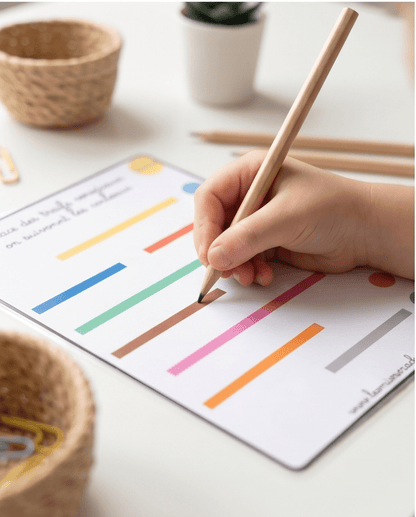Graphisme Traits horizontaux et verticaux PS livret éducatif Montessori enfant - Les minis cracks