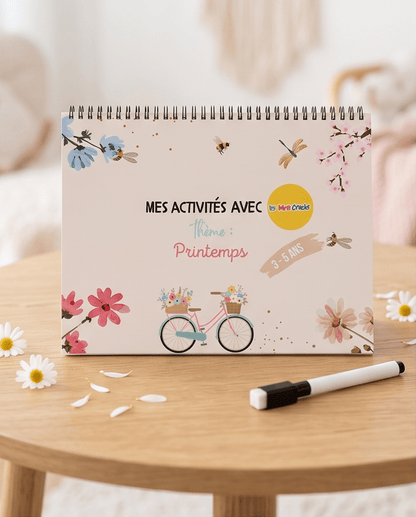 Livret d’activités sur le printemps (3-6 ans) livret éducatif Montessori enfant - Les minis cracks