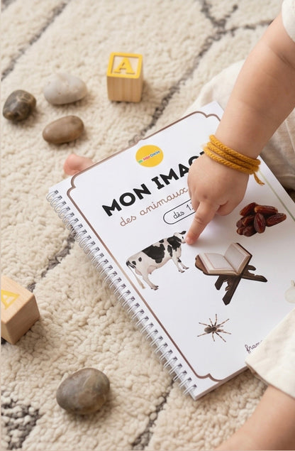 MON IMAGIER - des animaux du Coran - bilingue français - arabe livret éducatif Montessori enfant - Les minis cracks