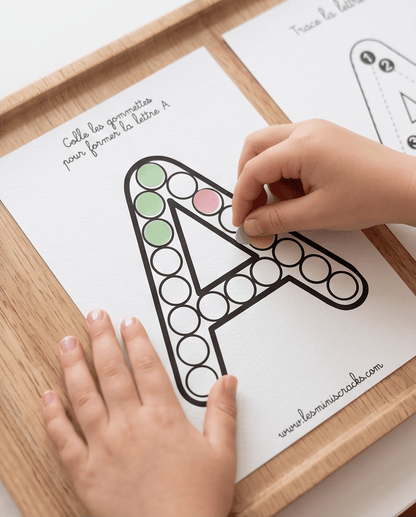 Pack ALPHABET livret éducatif Montessori enfant - Les minis cracks