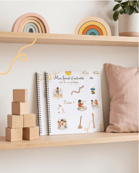 Pack Montessori - Vie pratique 18 mois/3 ans livret éducatif Montessori enfant - Les minis cracks